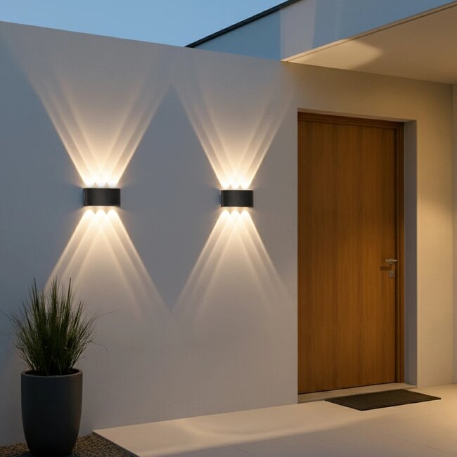 kelvo® SIXOAD KLV-101-0009 Φωτιστικό Τοίχου / Απλίκα LED 18W 1980lm 30° AC 220-240V Αδιάβροχο IP65 Φυσικό Λευκό 4500K - CREE XPE Chip & TÜV SÜD Driver - Μαύρο Ματ - Μ17 x Π4 x Υ8cm - 5 Χρόνια Εγγύηση kelvo® SIXOAD KLV-101-0009 Φωτιστικό Τοίχου / Απλίκα LED 18W 1980lm 30° AC 220-240V Αδιάβροχο IP65 Φυσικό Λευκό 4500K - CREE XPE Chip & TÜV SÜD Driver - Μαύρο Ματ - Μ17 x Π4 x Υ8cm - 5 Χρόνια Εγγύηση