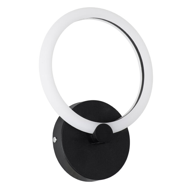 MATILDA 61339 Φωτιστικό Τοίχου - Απλίκα Design LED CCT 8W 960lm 360° AC 220-240V - Εναλλαγή Φωτισμού μέσω Διακόπτη On/Off All In One Ψυχρό 6000k+Φυσικό 4500k+Θερμό 2700k Μ20 x Π5 x Υ25.5cm - Μαύρο - 2