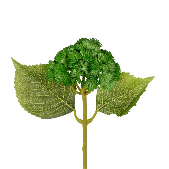 Artificial Garden OLIVE GREEN SEDUM BRANCH 21340 Τεχνητό Διακοσμητικό Κλαδί Πράσινο Σέδο Y38cm
