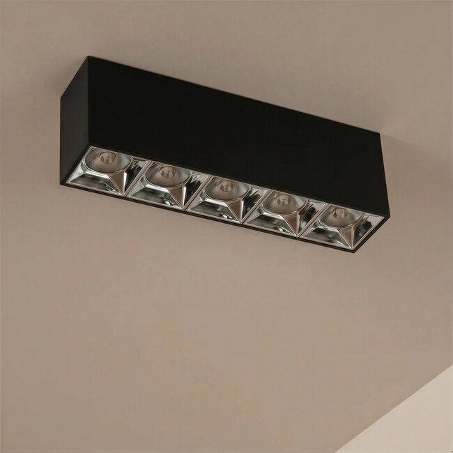 kelvo® LUMINAR KLV-101-0333 Φωτιστικό Downlight Σποτ LED 20W 2800lm 36° AC 220-240V IP20 Φυσικό Λευκό 4500K - Osram SMD Chip & TÜV SÜD Driver - Μαύρο Ματ - Μ19.5 x Π4.2 x Υ6.6cm - 5 Χρόνια Εγγύηση - 2