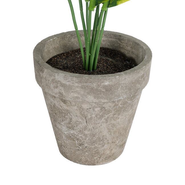 Artificial Garden YELLOW HOSTA 20899 Τεχνητό Διακοσμητικό Φυτό Κίτρινη Χόστα Υ40cm - 4