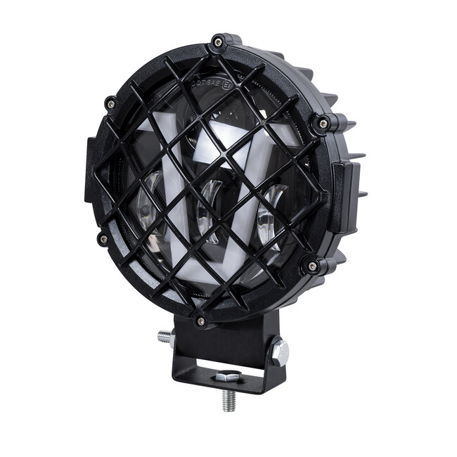 85439 Vehicle & JEEP Work Lights - Φώτα Εργασίας για Οχήματα και JEEP με V Light DRL & Φλας LED High Power 45W DC 9-36V Αδιάβροχo IP67 Πορτοκαλί & Ψυχρό Λευκό 6000K M17 x Π8 x Υ21cm - 2