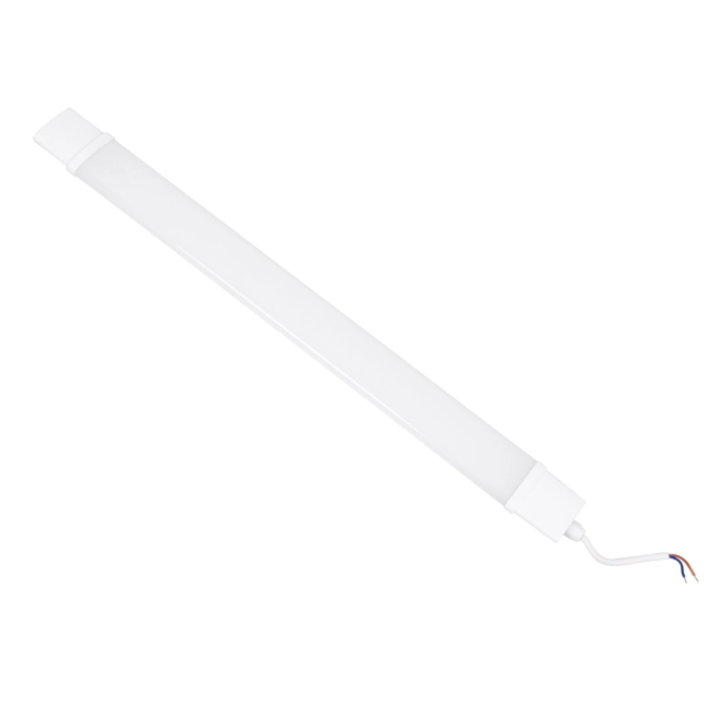 60163 LED Γραμμικό Βιομηχανικό Φωτιστικό Tri-Proof 60cm 18W 1936lm 120° AC 220-240V Αδιάβροχο IP65 Μ60 x Π6 x Υ4cm Θερμό Λευκό 2700K - 3 Χρόνια Εγγύηση - 2
