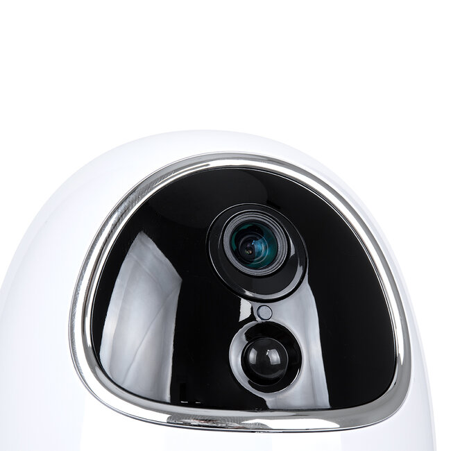 86008 Rechargeable Table Camera WiFi HD 1080P 3MP 350° 5200mAh Two Way Audio & Motion Detection - Επαναφορτιζόμενη Επιτραπέζια Κάμερα WiFi HD 1080P 350° 5200mAh Διπλή Κατέυθυνση Ομιλίας με Ανιχνευτή Κίνησης - Λευκό - 8
