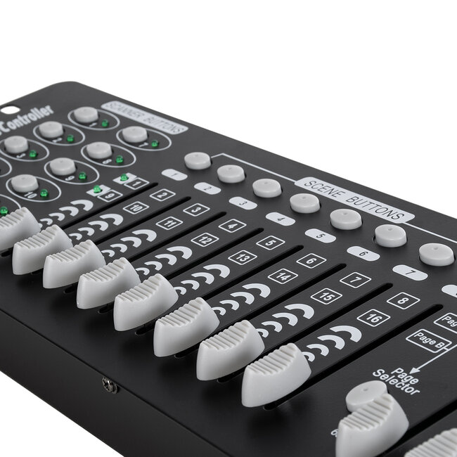73493 DMX 192 Channel Fader Console - Κονσόλα Φωτισμού 192 Καναλιών DMX AC 100-240V - IP20 Μ48 x Π13.5 x Υ7cm - 2 Χρόνια Εγγύηση - 8