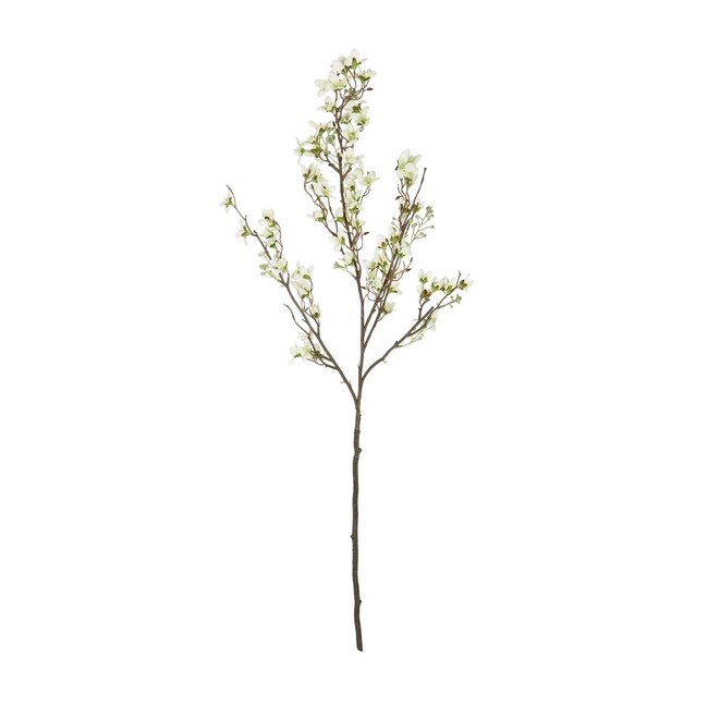 Artificial Garden WHITE FORSYTHIA BRANCH 21326 Τεχνητό Διακοσμητικό Λευκό Κλαδί Φορσύθιας Y83cm