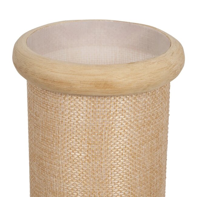 TULUMKO 02007 Boho Επιτραπέζιο Φωτιστικό Πορτατίφ με Ντουί 1 x E27 AC 220-240V IP20 - Μπεζ - Μ30 x Π12 x Υ32cm - 8