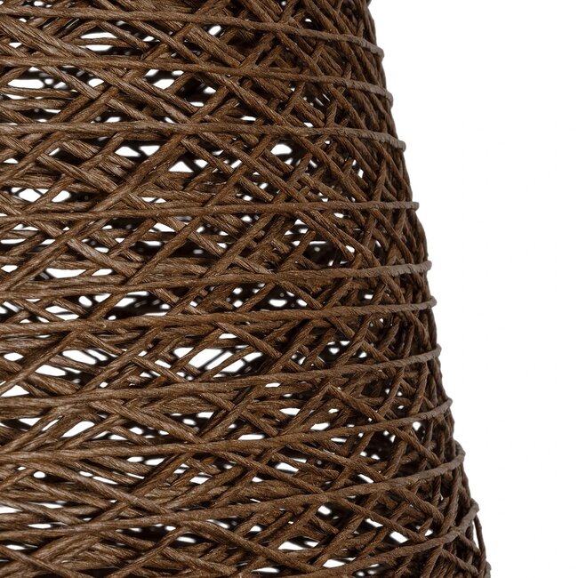 PLAYROOM 999-0145 Vintage Κρεμαστό Φωτιστικό Οροφής με Ντουί 1 x E27 AC 220-240V IP20 - Καφέ - Μ30 x Π30 x Υ30cm - 8