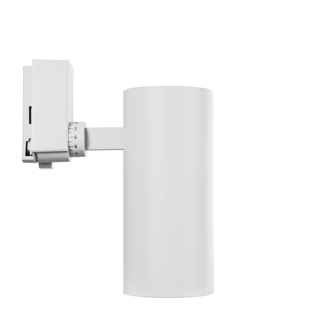 LUGANO 60812 Μονοφασικό Φωτιστικό Σποτ Ράγας LED 30W 3900lm 36° Acrylic HQ LENS AC 220-240V IP20 Φ7.5 x Υ22.7cm Ψυχρό Λευκό 6000K - EUROTRACKSystem 1L+1N - Λευκό - Bridgelux Chip - TÜV Certified Driver - 5 Χρόνια Εγγύηση - 4