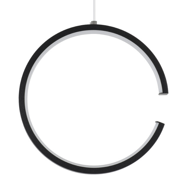 CEROBA 61306 Κρεμαστό Φωτιστικό Οροφής Linear Design LED CCT 12W 1320lm 360° AC 220-240V - Εναλλαγή Φωτισμού μέσω Διακόπτη On/Off All In One Ψυχρό 6000k+Φυσικό 4500k+Θερμό 2700k Φ22 x Π2cm - Μαύρο - 5