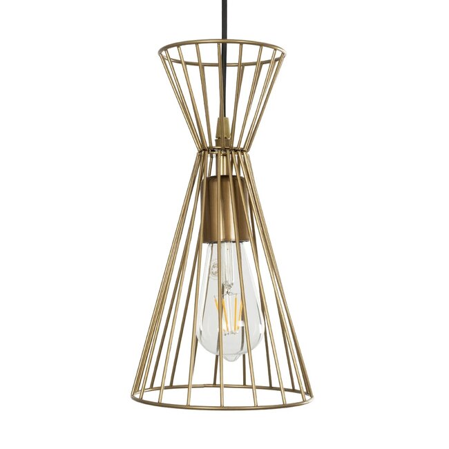 FLIXIO 201-0126 Vintage Κρεμαστό Φωτιστικό Οροφής με Ντουί 3 x E27 AC 220-240V IP20 - Χρυσό - Μ40 x Π40 x Υ70cm - 6