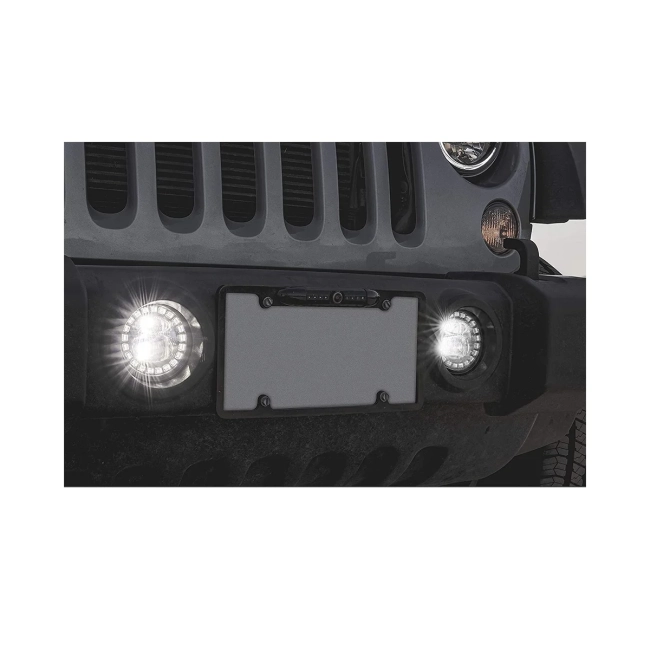 85418 Σετ 2 x Προβολείς Ομίχλης JEEP WRANGLER - MERCEDES BENZ G CLASS - LAND ROVER DEFENDER - HAMMER H1-H2 - 4 Ιντσών με Ring Light DRL LED CREE CXB COB 100W 7500lm DC 12V Αδιάβροχοι IP66 Ψυχρό Λευκό 6000K - 8