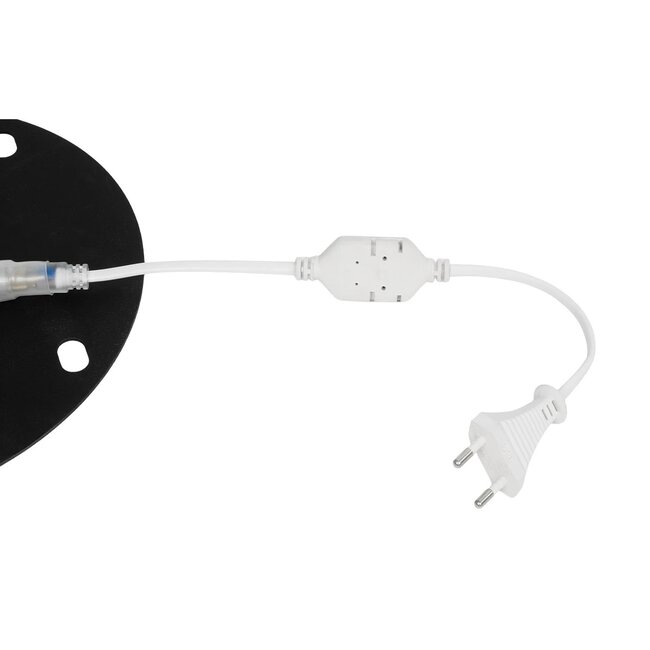 XMAS-CROWN-BIG Χριστουγεννιάτικο Διακοσμητικό Φωτιστικό LED 27.3W 1092lm 360° AC 220-240V Αδιάβροχο IP65 Θερμό Λευκό 2700K  - Μαύρο & Διάφανο - Μ88 x Π25 x Υ136cm - 2 Χρόνια Εγγύηση - 6