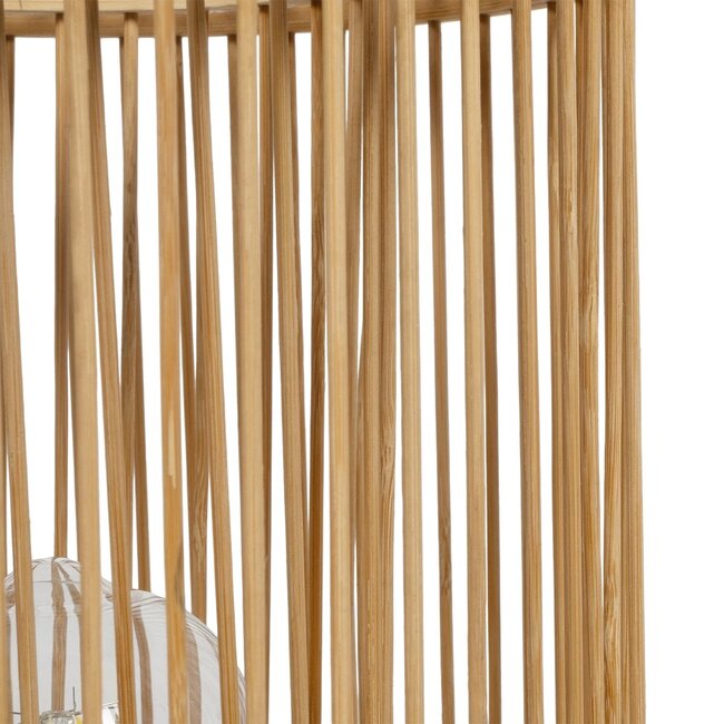 NOMAD 02000 Boho Επιτραπέζιο Φωτιστικό Πορτατίφ με Ντουί 1 x E27 AC 220-240V IP20 - Μπεζ - Μ20 x Π20 x Υ30cm - 6