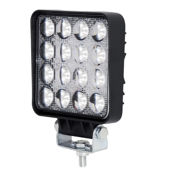 WORKPRO 85408 Προβολάκι LED 48W 4800lm 45° DC 10-30V Αδιάβροχο IP65 Ψυχρό Λευκό 6000K - CREE XBD 7D Chip - Μ10.8 x Π3.2 x Υ12.8cm - 2 Χρόνια Εγγύηση