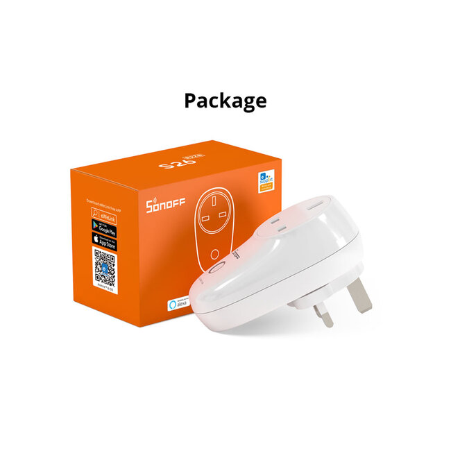 80054 SONOFF S26R2ZBTPF-DE - Zigbee Smart Plug Schuko EU - Smart Plug - 16