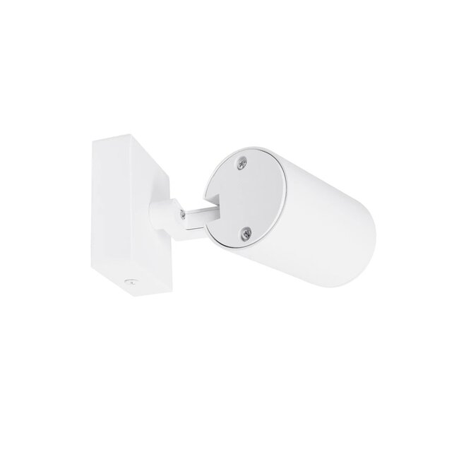 kelvo® SPOTA KLV-101-0135-V2 Κινούμενο Φωτιστικό Σποτ Τοίχου για Λάμπα MR16 με Ντουί GU10 AC 220-240V IP20 - Λευκό Ματ - Μ7 x Π6 x Υ14cm - 9