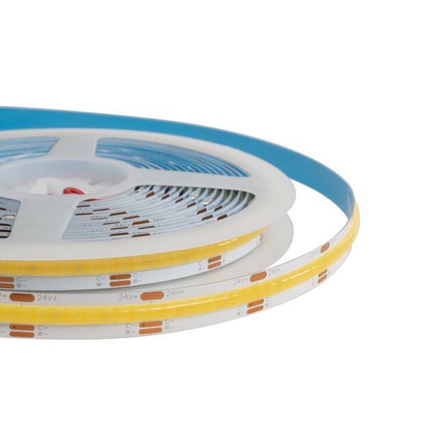 BEE 70349 Ταινία LED 14W/m 1540lm/m 120° DC 24V IP20 608 x COB Chip/m Ρυθμιζόμενο Λευκό CCT από 2700K έως 6000K Dimmable - Μ500 x Π1 x Υ0.2cm - Ρολό 5 Μέτρων - 5 Χρόνια Εγγύηση BEE 70349 Ταινία LED 14W/m 1540lm/m 120° DC 24V IP20 608 x COB Chip/m Ρυθμιζόμενο Λευκό CCT από 2700K έως 6000K Dimmable - Μ500 x Π1 x Υ0.2cm - Ρολό 5 Μέτρων - 5 Χρόνια Εγγύηση