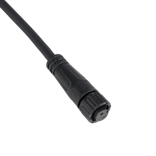 CONNECTOR 999-0265 2 Pin Σύνδεσμος Τροφοδοσίας για Wall Washers & Προβολείς με Είσοδο 2 x 0.25mm2 & Έξοδο 1 x Αρσενικό Βύσμα Αδιάβροχο IP65 - Μαύρο - Μ20 x Π1.5 x Υ1.5cm