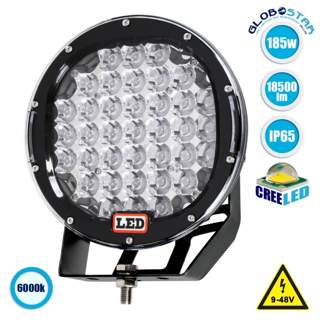 WORKPRO 85414 Προβολάκι LED 185W 18500lm 45° DC 9-48V Αδιάβροχο IP65 Ψυχρό Λευκό 6000K - CREE XBD Chip - Μ22.5x Π9 x Υ26cm - 2 Χρόνια Εγγύηση WORKPRO 85414 Προβολάκι LED 185W 18500lm 45° DC 9-48V Αδιάβροχο IP65 Ψυχρό Λευκό 6000K - CREE XBD Chip - Μ22.5x Π9 x Υ26cm - 2 Χρόνια Εγγύηση