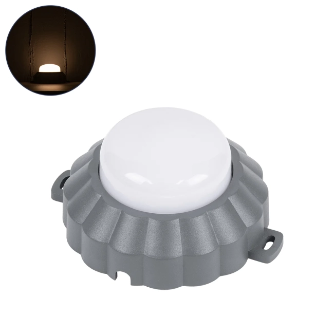 WALLLIGHT-MONA 90628 Μοντέρνο Φωτιστικό Τοίχου - Απλίκα LED 6W 660lm 360° DC 24V Αδιάβροχο IP65 Θερμό Λευκό 2700K - CREE COB Chip & TÜV SÜD Driver - Γκρι Ανθρακί Ματ - Μ11 x Π11 x Υ6.5cm - 3 Χρόνια Εγγύηση WALLLIGHT-MONA 90628 Μοντέρνο Φωτιστικό Τοίχου - Απλίκα LED 6W 660lm 360° DC 24V Αδιάβροχο IP65 Θερμό Λευκό 2700K - CREE COB Chip & TÜV SÜD Driver - Γκρι Ανθρακί Ματ - Μ11 x Π11 x Υ6.5cm - 3 Χρόνια Εγγύηση