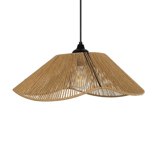 HATA 205-0038 Boho Κρεμαστό Φωτιστικό Οροφής με Ντουί 1 x E27 AC 220-240V IP20 - Μπεζ - M40 x Π40 x Υ17cm - 5 HATA 205-0038 Boho Κρεμαστό Φωτιστικό Οροφής με Ντουί 1 x E27 AC 220-240V IP20 - Μπεζ - M40 x Π40 x Υ17cm - 5
