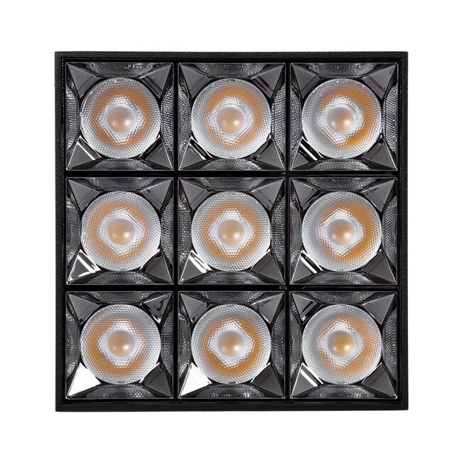 kelvo® LUMINAR KLV-101-0341 Φωτιστικό Downlight Σποτ LED 30W 4200lm 36° AC 220-240V IP20 Φυσικό Λευκό 4500K - Osram SMD Chip & TÜV SÜD Driver - Μαύρο Ματ - Μ12 x Π12 x Υ6.6cm - 5 Χρόνια Εγγύηση - 7
