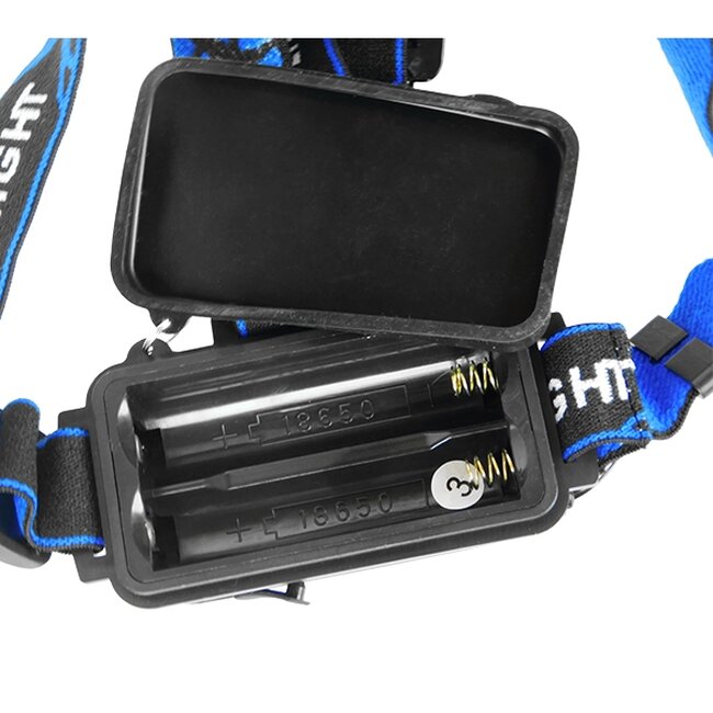 79055 Φακός Κεφαλής Επαναφορτιζόμενος LED CREE XML2-T6 Chip 10 Watt 1800 lm με 2 x 18650 Μπαταρίες 5200Mah Ψυχρό Λευκό 6000 K - 5 79055 Φακός Κεφαλής Επαναφορτιζόμενος LED CREE XML2-T6 Chip 10 Watt 1800 lm με 2 x 18650 Μπαταρίες 5200Mah Ψυχρό Λευκό 6000 K - 5