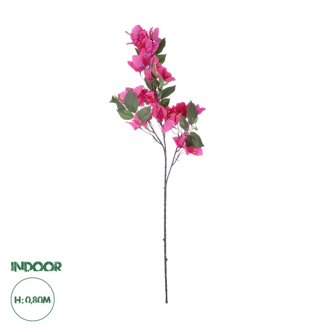 Artificial Garden BOUGAUVILLEA BRANCH 20643 Τεχνητό Διακοσμητικό Κλαδί Μπουκανβίλιας Φουξ Y80cm