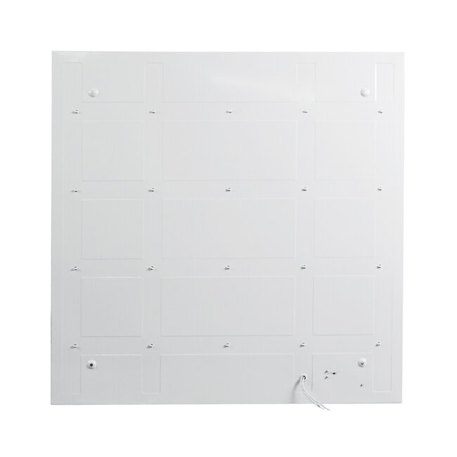 60217 Χωνευτό LED Panel Transparent 60x60cm 44W 3900lm 120° CRI≥80Ra UGR<19 AC 220-240V IP20 Μ60 x Π60 x Υ2.5cm - Θερμό Λευκό 3000K - 3