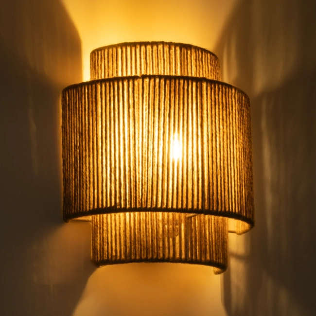 MABANA 02322 Boho Φωτιστικό Τοίχου - Απλίκα με Ντουί 1 x E27 AC 220-240V IP20 - Μπεζ - Μ23 x Π11 x Υ25cm MABANA 02322 Boho Φωτιστικό Τοίχου - Απλίκα με Ντουί 1 x E27 AC 220-240V IP20 - Μπεζ - Μ23 x Π11 x Υ25cm