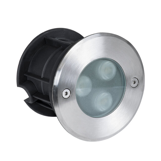 UNDERWATER-GUNE 90405 Υποβρύχιο Χωνευτό Φωτιστικό Σποτ Ειδικό για Σιντριβάνια LED 12W 1200lm 60° DC 24V Αδιάβροχο IP68 Φ10 x Υ7.5cm Ψυχρό Λευκό 6000K - Ανοξείδωτο Ατσάλι - 3 Years Warranty