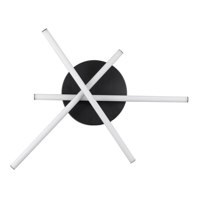 DRACO 61093 Φωτιστικό Οροφής Γραμμικό Linear Design LED CCT 45W 5535lm 120° AC 220-240V - Εναλλαγή Φωτισμού μέσω Τηλεχειριστηρίου All In One Ψυχρό 6000k+Φυσικό 4500k+Θερμό 2700k Dimmable Φ50 x Υ11cm - Μαύρο - 5