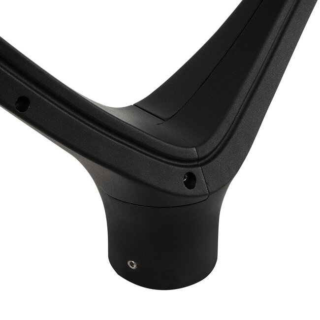 SQUARE 90507 Φωτιστικό Στύλου/Κολώνας Πλατείας/Πάρκου/Κήπου με Ασύρματο Χειριστήριο LED 20W 800lm 120° Ενσωματωμένο Φωτοβολταϊκό Panel 6V 20W & Επαναφορτιζόμενη Μπαταρία Li-ion 3.2V 20000mAh με Αισθητήρα Κίνησης-Ημέρας-Νύχτας Αδιάβροχο IP65 Θερμό Λευκό 2700K - Γκρι Ανθρακί - Μ60 x Π47 x Υ - 7