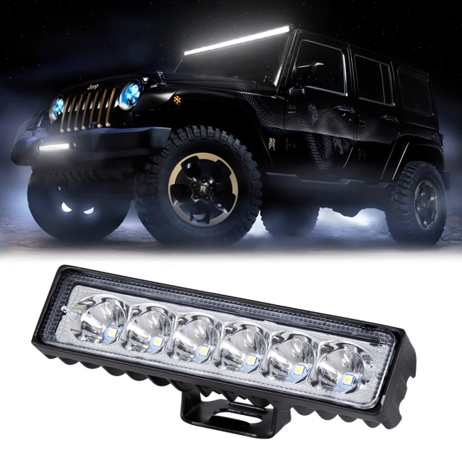 85448 PRO Series Μπάρα Σήμανσης - Φώτα Ημέρας - DRL για Αυτοκίνητα & Φορτηγά LED CREE XBD 18W 1800lm DC 10-30V Αδιάβροχη IP65 Ψυχρό Λευκό 6000K - 6
