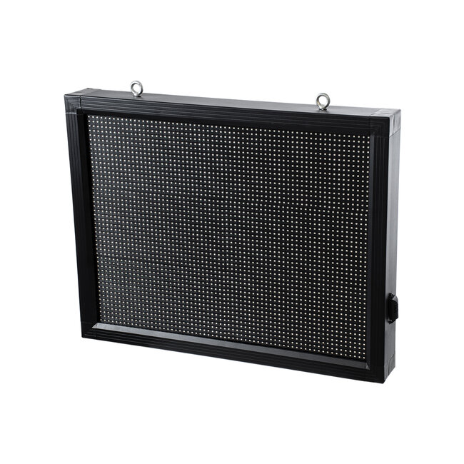 DISPLAY 90801 LED Scrolling Display 64x48cm - Κυλιόμενη Ψηφιακή Πινακίδα / Επιγραφή Μονής Όψης P10 LED SMD AC 220-240V - Λειτουργία μέσω Wi-Fi με Εφαρμογή APP - Αισθήτηρας Θερμοκρασίας και Υγρασίας - Αδιάβροχο IP65 - Μ72 x Π9 x Υ56cm - Πράσινο - 1 Χρόνο Εγγύηση