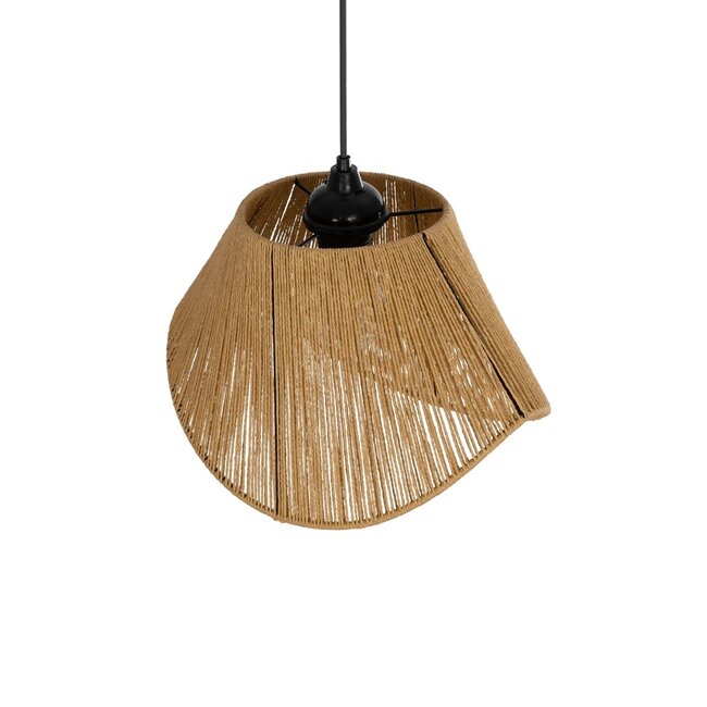 ELDA 205-0032 Boho Κρεμαστό Φωτιστικό Οροφής με Ντουί 1 x E27 AC 220-240V IP20 - Μπεζ - M32 x Π21 x Υ24cm - 7