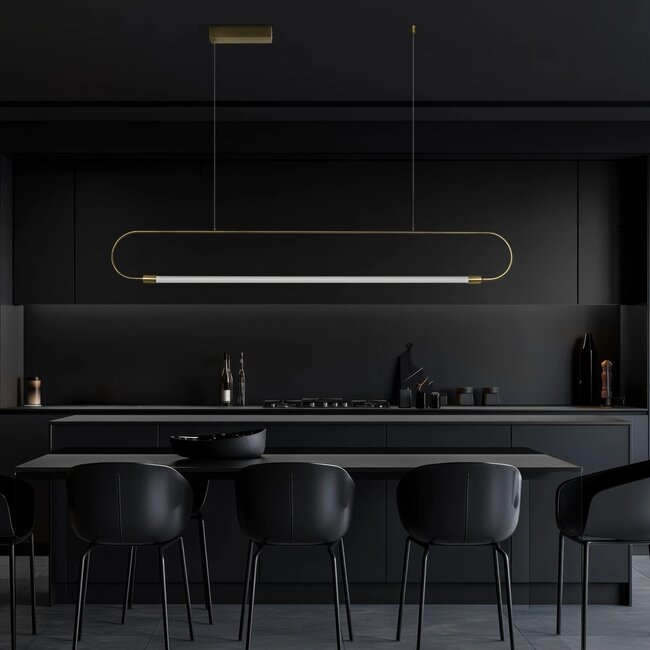kelvo® GLOW KLV-101-0177 Κρεμαστό Φωτιστικό Οροφής LED 15W 1500lm 360° AC 220-240V IP20 Ρυθμιζόμενο Λευκό CCT με Χειριστήριο από 2700K έως 6000K Dimmable - Lumileds SMD Chip - Χρυσό Πλατίνα - Μ120 x Π3 x Υ17cm - 3 Χρόνια Εγγύηση kelvo® GLOW KLV-101-0177 Κρεμαστό Φωτιστικό Οροφής LED 15W 1500lm 360° AC 220-240V IP20 Ρυθμιζόμενο Λευκό CCT με Χειριστήριο από 2700K έως 6000K Dimmable - Lumileds SMD Chip - Χρυσό Πλατίνα - Μ120 x Π3 x Υ17cm - 3 Χρόνια Εγγύηση