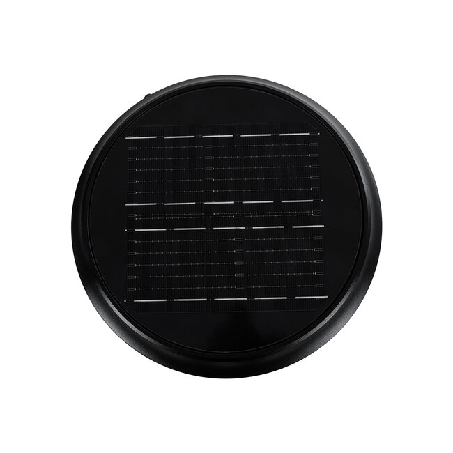 WHISPER 90535 Αυτόνομο Ηλιακό Φωτιστικό Κήπου - Κολωνάκι Αρχιτεκτονικού Φωτισμού Εξωτερικού Χώρου LED 10W 330lm 120° με Ενσωματωμένο Φωτοβολταϊκό Panel 6V 2W & Επαναφορτιζόμενη Μπαταρία Li-ion 3.2V 1800mAh με Αισθητήρα Ημέρας-Νύχτας - Αδιάβροχο IP65 - Σώμα Αλουμινίου & ABS