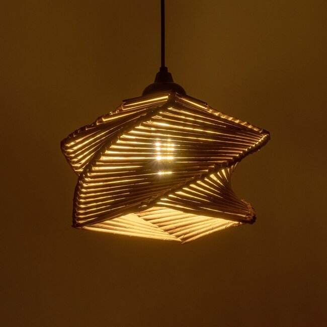HUSLE 205-0043 Boho Κρεμαστό Φωτιστικό Οροφής με Ντουί 1 x E27 AC 220-240V IP20 - Μπεζ - M28 x Π28 x Υ19cm - 3 HUSLE 205-0043 Boho Κρεμαστό Φωτιστικό Οροφής με Ντουί 1 x E27 AC 220-240V IP20 - Μπεζ - M28 x Π28 x Υ19cm - 3