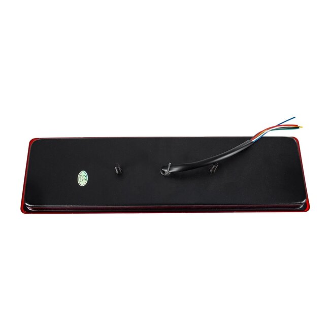 TAILIGHT 999-0256 Πίσω Φανάρι Οχημάτων LED 9W 360lm 180° DC 24V Αδιάβροχο IP66 Πορτοκαλί & Κόκκινο & Ψυχρό Λευκό 6000K - Πακέτο 2 Τεμαχίων - Μ46 x Π13 x Υ7cm - 1 Χρόνο Εγγύηση