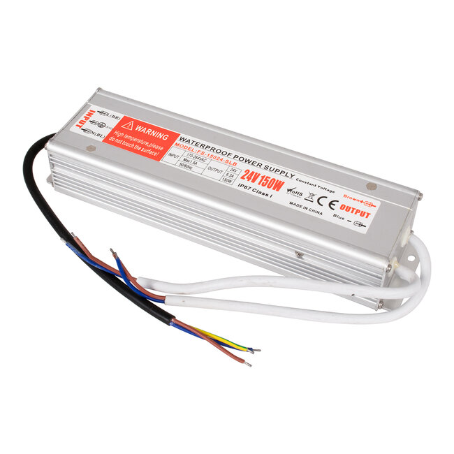 73063 Τροφοδοτικό LED DC 24V 150W Αδιάβροχο IP67 Max 150W 6.25A - 4