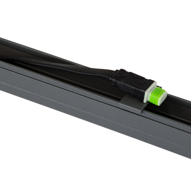 DIGIBAR 90210 Ψηφιακή Pixel Addressable Facade Μπάρα LED 12W 600lm 45° DC 24V Αδιάβροχο IP65 8 x Pixel Πολύχρωμο RGB Dimmable DMX512 SPI/TTL Protocol IC UCS512C0 - Bridgelux SMD Chip - Γκρι Ανθρακί - Μ100 x Π3.5 x Υ3.2cm - 3 Χρόνια Εγγύηση - 8