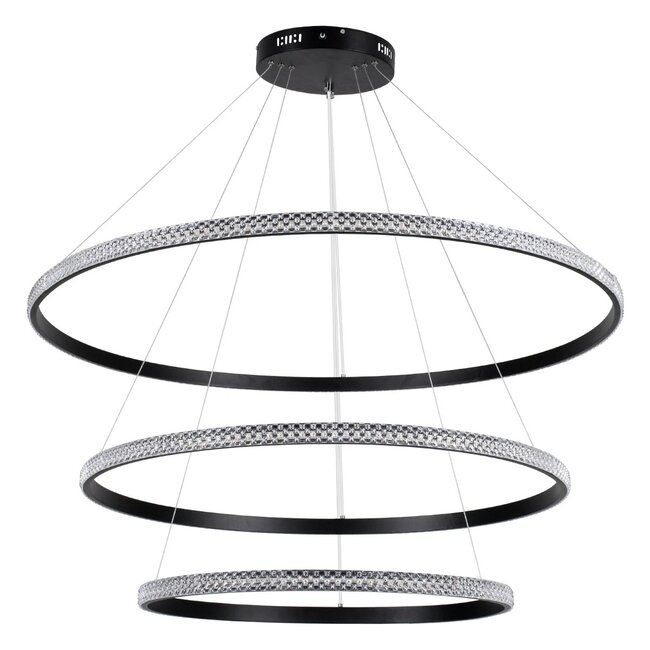 kelvo® DIAMOND KLV-101-0241 Κρεμαστό Φωτιστικό Οροφής LED 150W 15000lm 180° AC 220-240V IP20 Ρυθμιζόμενο Λευκό CCT με Χειριστήριο από 2700K έως 6000K Dimmable - Lumileds SMD Chip - Μαύρο Ματ - Μ100 x Π100 x Υ100cm - 3 Χρόνια Εγγύηση kelvo® DIAMOND KLV-101-0241 Κρεμαστό Φωτιστικό Οροφής LED 150W 15000lm 180° AC 220-240V IP20 Ρυθμιζόμενο Λευκό CCT με Χειριστήριο από 2700K έως 6000K Dimmable - Lumileds SMD Chip - Μαύρο Ματ - Μ100 x Π100 x Υ100cm - 3 Χρόνια Εγγύηση