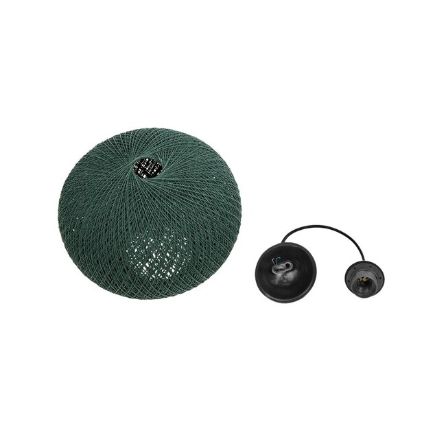 SOLEI 205-0014 Boho Κρεμαστό Φωτιστικό Οροφής με Ντουί 1 x E27 AC 220-240V IP20 - Πράσινο - M30 x Π30 x Υ35cm - 11