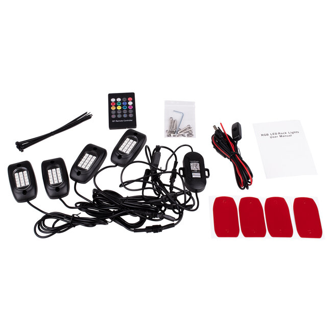 85331 Car Underbody LED Flood Kit DC 12V 60W με Smart Bluetooth Controller - Εφαρμογή APP & Ασύρματο Χειριστήριο RF Αδιάβροχο IP68 Πολύχρωμο RGB - 6