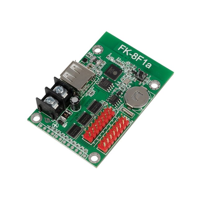 CARD-FK-8F1a 90094 Κάρτα Εικόνας για Πολύχρωμες RGB LED Κυλιόμενες Ψηφιακές Επιγραφές/Οθόνες DC 5V IP20 - 1536x16/768x32 Pixels - Μ6.7 x Π4.5 x Υ1.5cm - 2 Χρόνια Εγγύηση