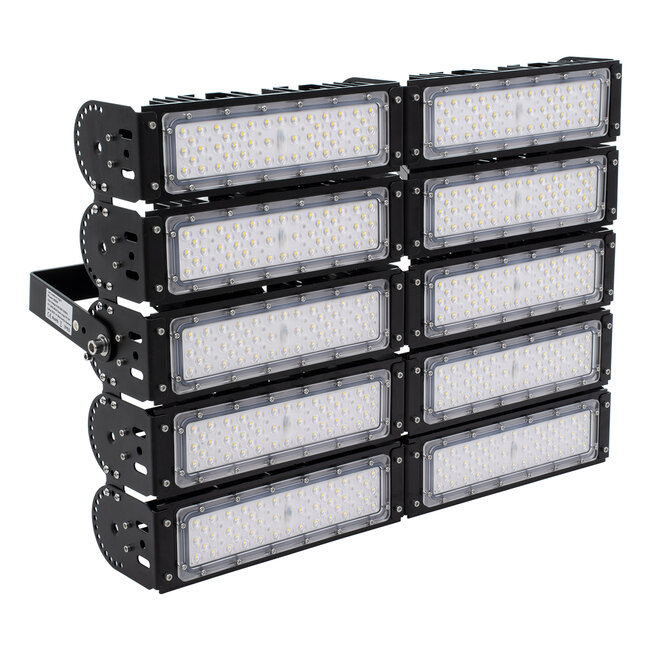 GOLIATH 90104 LED Προβολέας Γηπέδου - Φωτιστικό Tunnel 500W 80000LM 75°*135° AC 100-277V IP65 -  Ψυχρό Λευκό 5000K - MeanWell Driver & LumiLEDs Chip - 5 Years Warranty