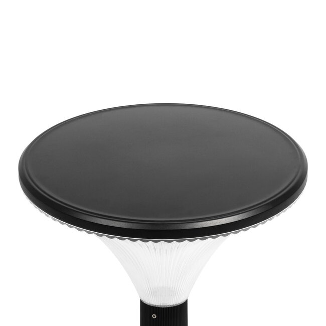 TOPIS GLB-103-0020 Φωτιστικό Κεφαλής Post Top Πλατείας/Πάρκου/Κήπου LED 50W 4500lm 360° AC 220-240V Αδιάβροχο IP65 Θερμό Λευκό 2700K - Sanan SMD Chip - Μαύρο Ματ - Μ50 x Π50 x Υ39cm - 3 Χρόνια Εγγύηση - 9
