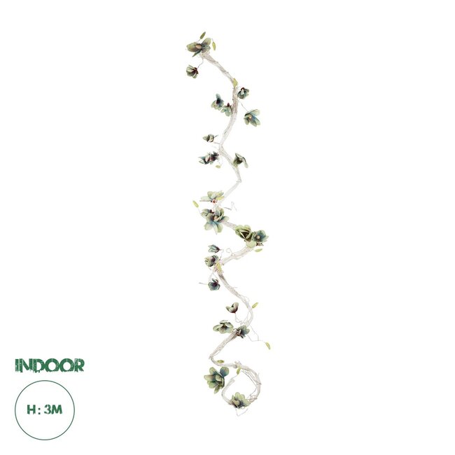 Artificial Garden MANGOLIA FLOWER VINE 21470 Τεχνητό Διακοσμητικό Κλαδί Μανόλιας  Y300cm